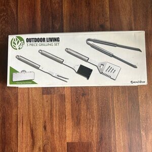 Excalibur Outdoor Living 5 Piece Grilling Set Stainless Steel